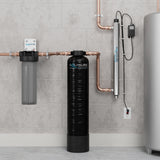 Aquasure Serene Lite 800K Gallons Whole House Salt-Free Water Softener Bundle w/ Triple Purpose Filter & UV De-Activator – AS-SF800U