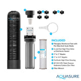 Aquasure Serene Lite Series | 800K Gallons Whole House Salt-Free Water Conditioning/Softening Descaler System with Triple Purpose Filter - AS-SF800