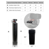 Aquasure Signature Elite Whole House Water Filter w/ 48,000 Grains Softener & RO System - AS-WHF48FM