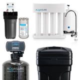 Aquasure Signature Pro Whole House Water Filter Bundle with Softener, RO System & Pre-Filter - AS-WHF72D