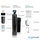 Aquasure Signature Pro Whole House Water Filter Bundle with Softener, RO System & Pre-Filter - AS-WHF72D
