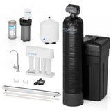 Aquasure Signature Series | 64,000 Grains Water Softener with 12 GPM Quantum UV Purification and 75 GPD Reverse Osmosis RO System - AS-WSUV64RO