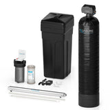 Aquasure Signature Series | 64,000 Grains Water Softener with 12 GPM Quantum UV De-Activator System and Triple Purpose Carbon Pre-Filter - AS-WSUV64D