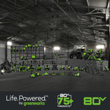 Greenworks 80V Cordless Battery 300 Watt Power Inverter w/ 2Ah Battery and Charger - 1810702-VK