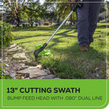 Greenworks 60V 22" Cordless Battery Self-Propelled Mower Combo Kit w/ String Trimmer and Blower - 1374902-VK