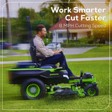 Greenworks 60V 60” MaximusZ Zero Turn w/ (2) 20.0 Ah, (4) 8.0 Ah Batteries & 1.5KW Charger - 7424202