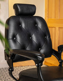 Berkeley ADAMS Vintage Barber Chair - HON-BBCHR-52023-BLK
