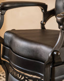 Berkeley ADAMS Vintage Barber Chair - HON-BBCHR-52023-BLK