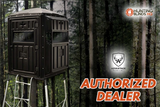 Advantage Hunting Elevated Hunting Blinds With 10' Galvanized QP Kit Advantage Hunting - 5031061
