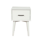 Alpine Flynn End Table, White -  966-W-62