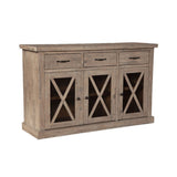 Alpine Newberry Sideboard, Weathered Natural - 2068-06
