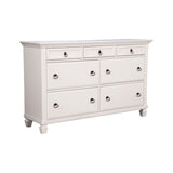 Alpine Winchester 7 Drawer Dresser, White - 1306-03