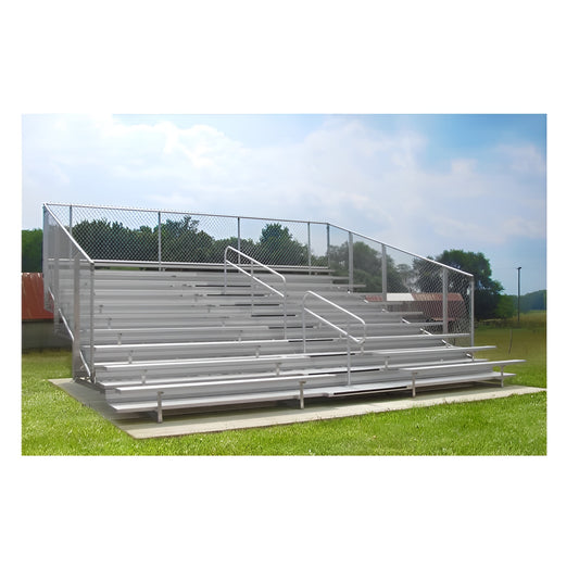 Bleacher Aluminum Preferred Bleachers with Safety Railing - NA-0515PRF