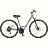 Retrospec Barron Plus Comfort Hybrid Bike - 21 Speed - Step Through - 6063