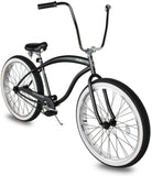 Tracer 29" Avalon GT Fat Tire Stretch Beach Cruiser Bike - MB-AVALON GT29-MBK/PLS