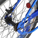 Tracer 26" Santak GT Chopper Stretch Cruiser 1-Speed Fat Tire Bike - MB-SANTAK-BL