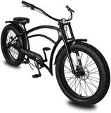 Tracer 26" Santak GT Chopper Stretch Cruiser 1-Speed Fat Tire Bike - MB-SANTAK-BL