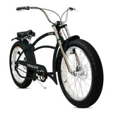 Tracer 26" Santak GT Chopper Stretch Cruiser 1-Speed Fat Tire Bike - MB-SANTAK-BL