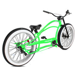 Tracer 26" Siena Chopper Stretch Cruiser Fat Tire Bike - MB-SIENA-M-BK/PLS