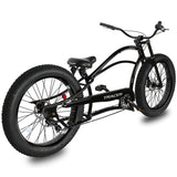 Tracer 26" Siena Chopper Stretch Cruiser Fat Tire Bike - MB-SIENA-M-BK/PLS