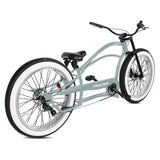 Tracer 26" Siena Chopper Stretch Cruiser Fat Tire Bike - MB-SIENA-M-BK/PLS