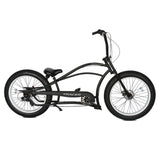 Tracer 26" Siena GT Chopper Stretch Cruiser Fat Tire Oversized Frame Bike - MB-SIENA GT-BK/PLS