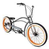 Tracer 29" Siena GT-7 Chopper Stretch Cruiser Fat Tire 7-Speed Bike - MB-SIENA GT 7-29-GRN/GRN