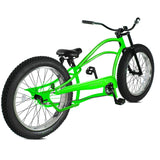 Tracer 26" Siena Chopper Stretch Cruiser Fat Tire Bike - MB-SIENA-M-BK/PLS