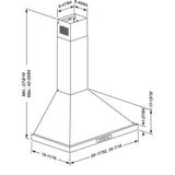 Broan Elite EWP1 Series Chimney Range Hood With Size Options - EWP1