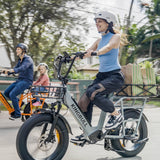Kingbull Voyager | Fat Tire Electric Cargo Bike - KVG-GRAY-2