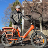 Kingbull Voyager(Dual Battery) | Long Range Step Thru Electric Bike - KDVG-GRAY