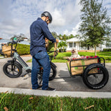 Kingbull Voyager | Fat Tire Electric Cargo Bike - KVG-GRAY-2