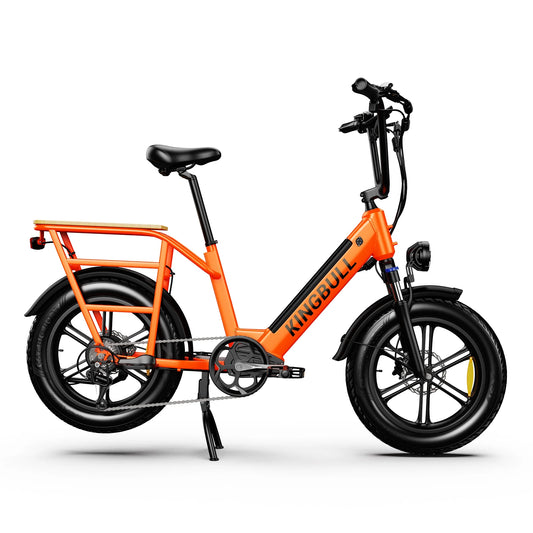 Kingbull Voyager | Fat Tire Electric Cargo Bike - KVG-GRAY-2
