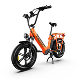 Kingbull Voyager(Dual Battery) | Long Range Step Thru Electric Bike - KDVG-GRAY
