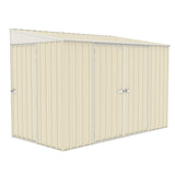 Absco | 10x5 ft Lean To Metal Bike Shed - AB1101