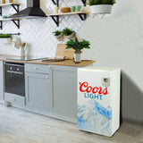 Coors Light Compact Fridge, 3.2 cu ft, Bottle Opener, Reversible Door, Licensed Artwork – CL90