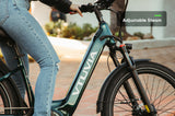 VTUVIA CMB Step Thru Electric Bike - v-cmb-pro-10-silver