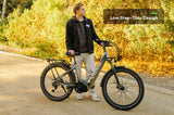 VTUVIA CMB Step Thru Electric Bike - v-cmb-pro-10-silver