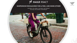Vaast Bikes E/1 Enviolo 27.5 E-Bike - Vibrant Berry Red-Black Cherry - GM111324-04