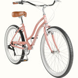 Retrospec Chatham Plus Aluminum Beach Cruiser Bike - Step Through 7 Speed - 3932