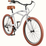 Retrospec Chatham Plus Aluminum Beach Cruiser Bike - 7 Speed - 3925