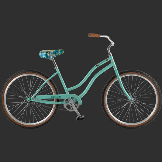 Retrospec Grateful Dead Chatham Beach Cruiser Bike - Step Through Single Speed - 6488