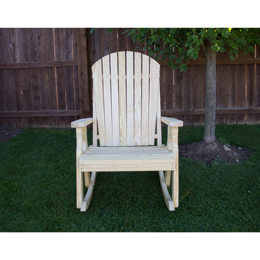 Creekvine Designs Treated Pine Curveback Rocking Chair - FR24ADCVD