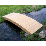 Creekvine Designs Treated Pine Plank Garden Bridge - FT1204-2CVD