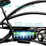 Tracer 800W Beyond Pro Stretch Classic Chopper Electric Bike - MB-EB-BEYOND Pro-BK - MB-EB-BEYOND Pro-BK