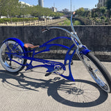 Tracer 26" Raider Pro DS7 Stretch Chopper Cruiser Bike - MB-RD-PDS7-BLU