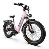 Kingbull Discover ST | Premium Fat Tire Commuter Electric Bike - KDC-PINK