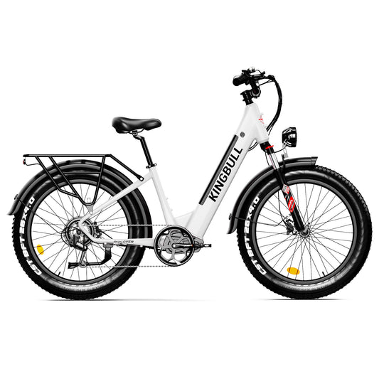 Kingbull Discover ST | Premium Fat Tire Commuter Electric Bike - KDC-PINK