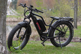 Young Electric E-Explorer 1000W Long Range Electric Hunting Bike | Optional Dual Battery | Up To 28 MPH | 26'' Fat Tire - 12803003SFBLK