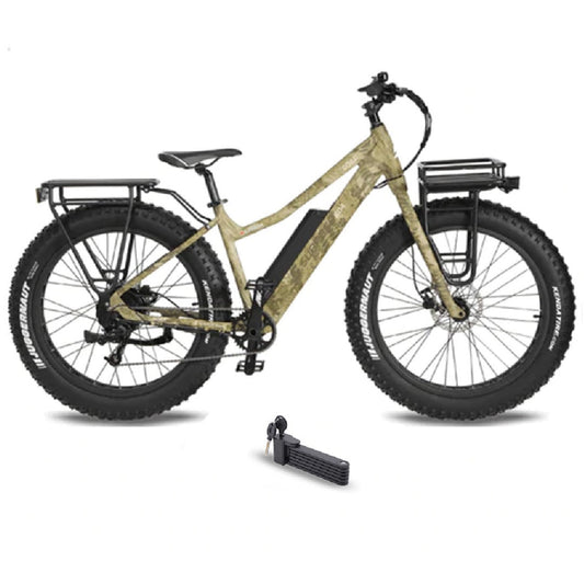 Surface 604 500W - 604 Boar Hunter Fat Tire Electric Bike - EB-604BOAR-BLK